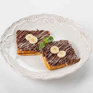 Блинчики с нутеллой и бананом