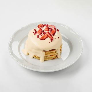 Панкейки с ванильным соусом