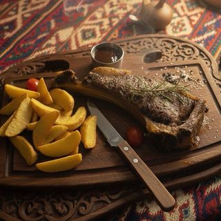 Бозжыра стейк (жылкы етинен)