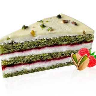 Торт Фисташка Малина 