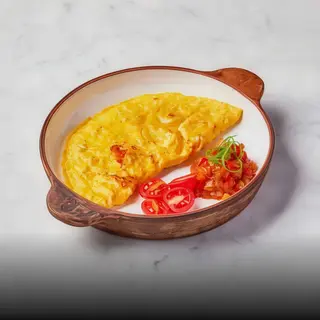 Домашний омлет с овощами