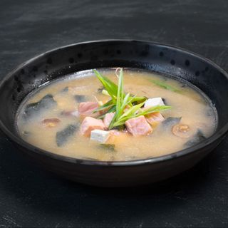 Суп Мисо с лососем