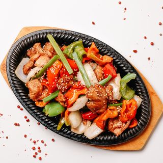 курица на жаровне