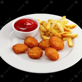 Куриные наггетсы с фри