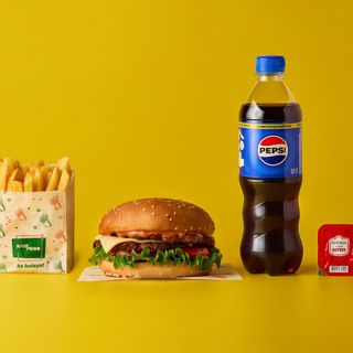 Комбо Чизбургер куриный