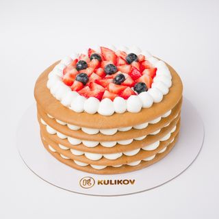 Торт "Медовик" с бананом (1,100 кг)