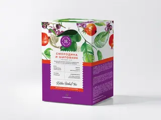 Чай "Смородина и шиповник" черный 37,5 г. Kulikov