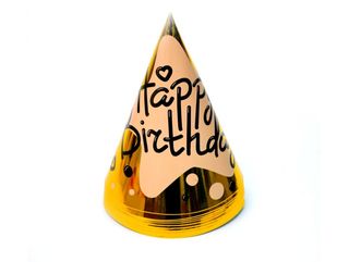 Колпаки  " Happy Birthday" 10 шт