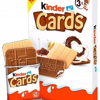 Шоколадно-молочное печенье Киндер Cards