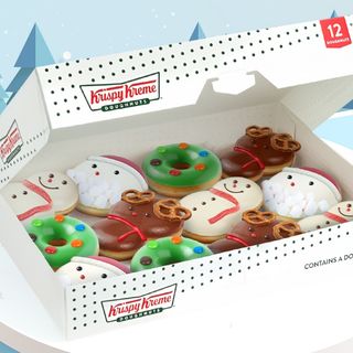 Бокс Новогодний 12 пончиков