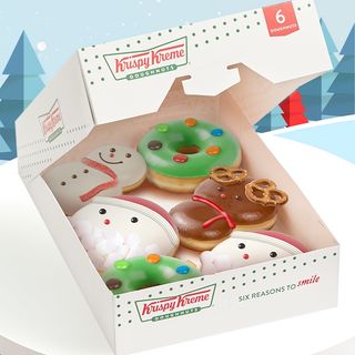 Бокс Новогодний 6 пончиков