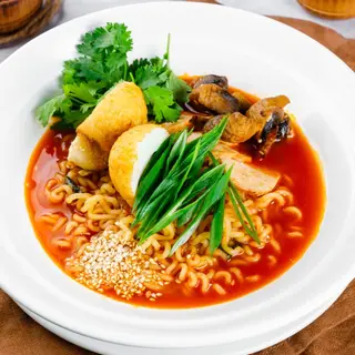 Рамен с запеченой курочкой