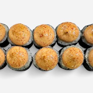 Запеченный ролл с грибами