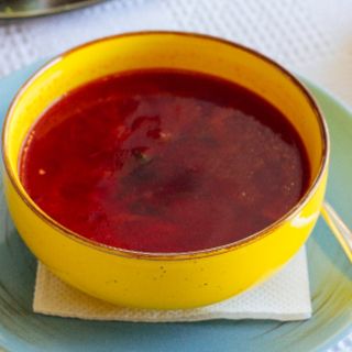 Борщ с говядиной
