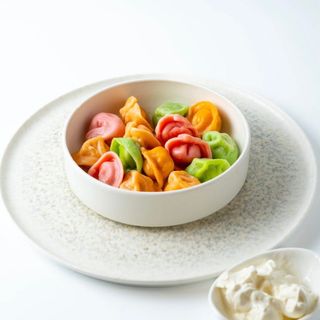 Цветные пельмешки