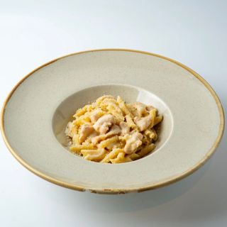 Макарошки с курицей и грибами