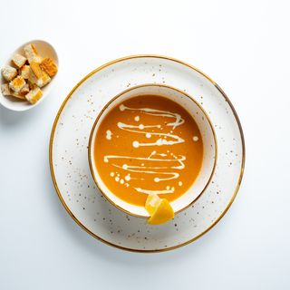 Крем-суп чечевичный