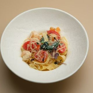 Паста с креветками