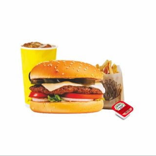 Комбо бургер халапеньо