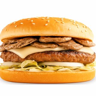 Грибной бургер