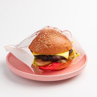 Чизбургер с курицей