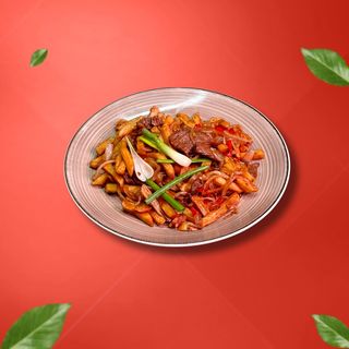 Фри с мясом