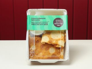 Блины с творогом