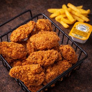 12 Острых (420г) хрустящих крыльев