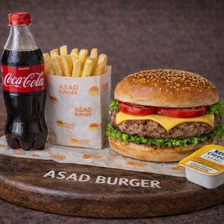 Комбо чизбургер говяжий