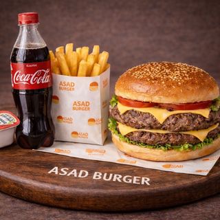 Комбо чизбургер двойной говяжий