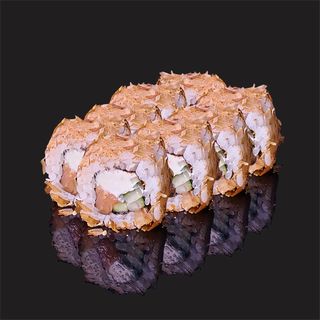 Бонито с лососем в стружке тунца (8 шт)