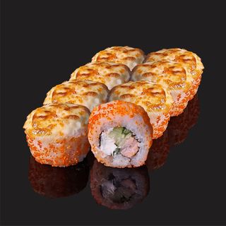 Запечённый с лососем (8 шт)