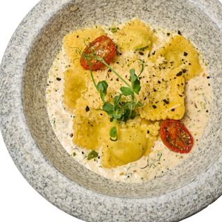 Равиоли с лососем