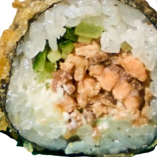 жаренные с лососем