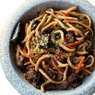 Удон с говядиной