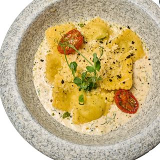 Равиоли с шампиньонами