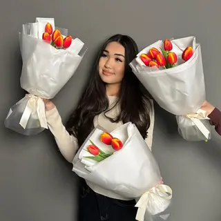 Букет из 7 тюльпанов