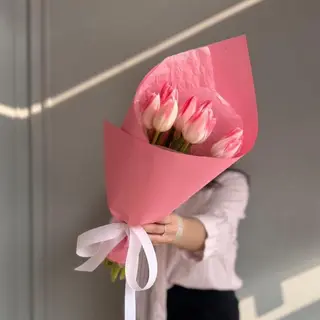 Букет из 9 тюльпанов