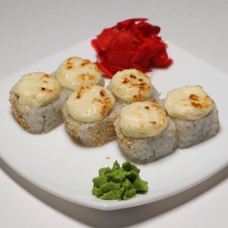 Запечённый ролл с семгой