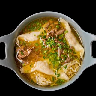 0.5 порции, Лапша от Mr.Za с говядиной на коллагеновом бульоне