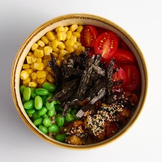 Боул с курицей терияки