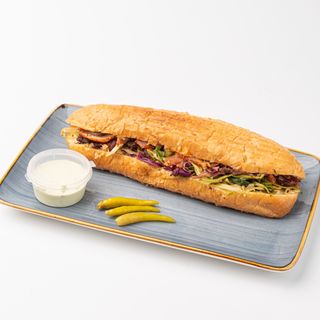 Донер в батоне с говядиной