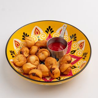 Пельмени жареные