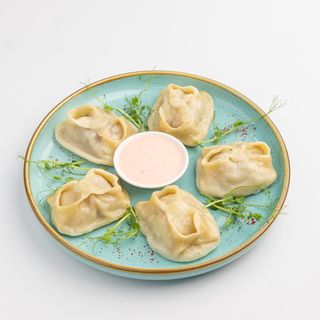 Манты рубленые с тыквой