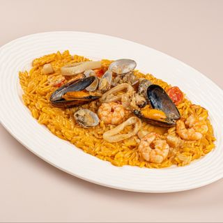 Орзо с морепродуктами