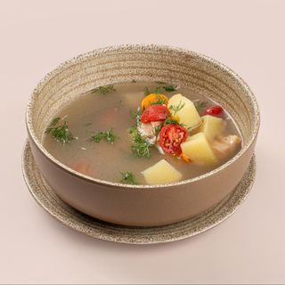 Уха из лосося и судака