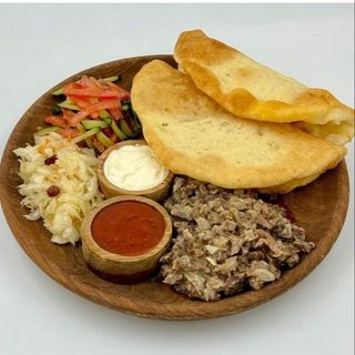 Сакский завтрак с курицей