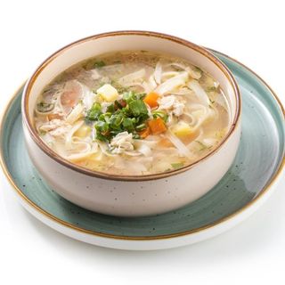 Суп лапша с курицей