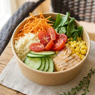 Фитнес боул с курочкой