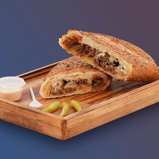 Донер в батоне говяжий